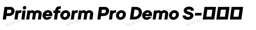 Primeform Pro Demo S字体转换